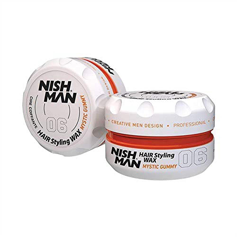Nishman Hair Styling Gel Wax Mystic Gummy 06