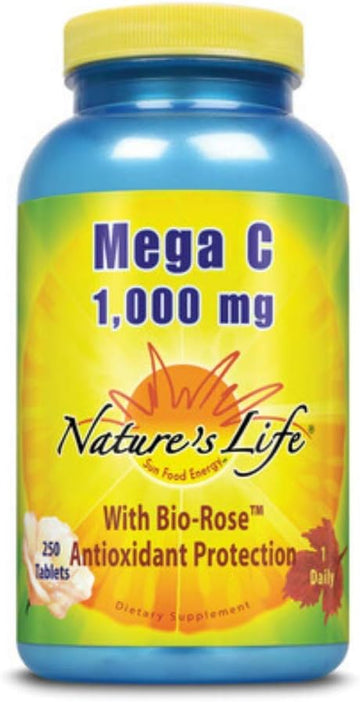 Nature's Life Mega C 1,000 | 250 ct : Health & Household