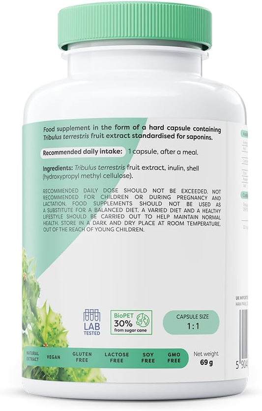 Osavi Tribulus Terrestris, Saponins 200Mg - 180 Vegan Caps