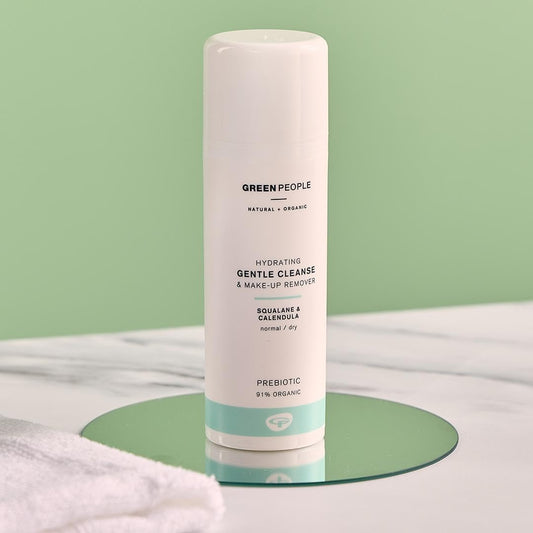 Green People Gentle Cleanse & Make Up Remover - Natural & Organic - With Calendula & Squalane (Derived From Olives) - Sls & Alcohol Free - Vegan & Cruelty Free, 150Ml
