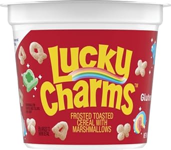 Lucky Charms Gluten Free Cereal With Marshmallows, 1.7 Oz Single Serve Cereal Cup