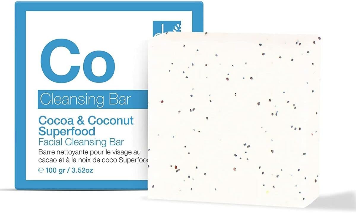 Dr Botanicals Cocoa & Coconut Superfood Facial Cleansing Bar 100g : Amazon.co.uk: Beauty
