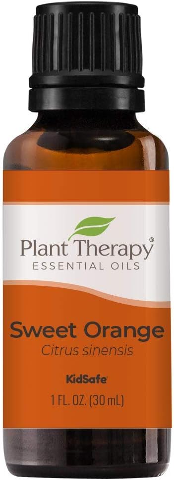 Plant Therapy Sweet Orange Essential Oil 100% Pure, Undiluted, Natural Aromatherapy, Therapeutic Grade 30 Ml (1 Oz)