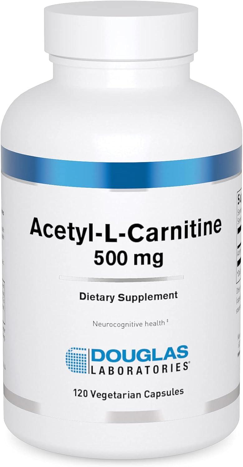 Douglas Laboratories Acetyl L-Carnitine 500 Mg | Supports Brain And Nerve Function During The Normal Aging Process* | 120 Capsules