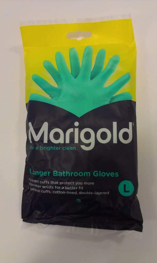 Marigold 3 X Bathroom Gloves Large