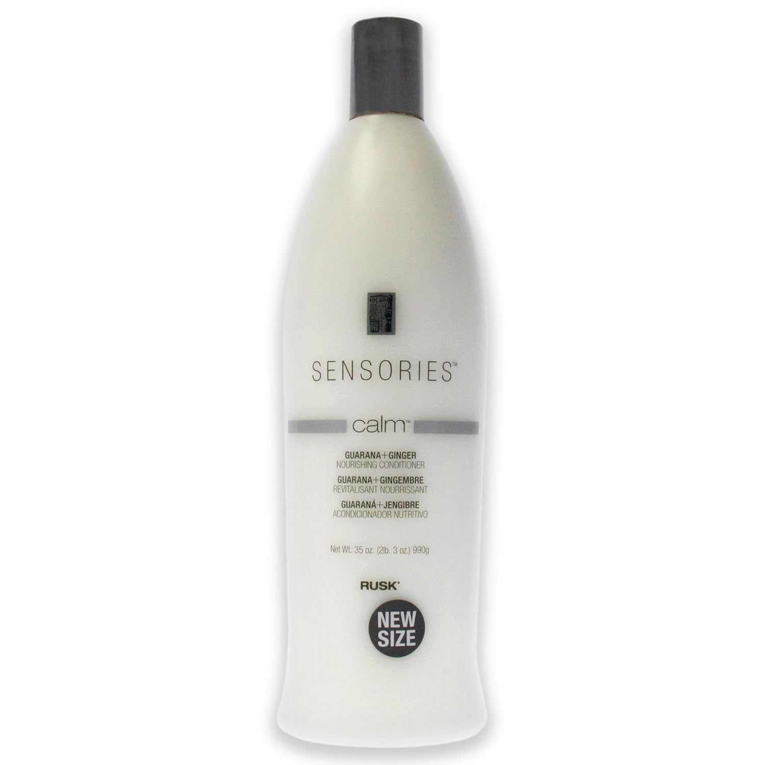 Rusk Sensories Calm Guarana And Ginger Nourishing Conditioner, Nourishes And Detangles All Hair Types, 13.5 Fl. Oz