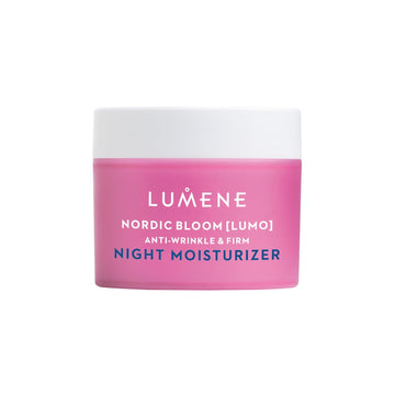 Lumene [Lumo Nordic Bloom Anti-Wrinkle + Firming Night Cream - Hydrating Face Moisturizer For Visibly Firmer, Radiant & Smooth Skin - Formulated With Pre-Retinol Complex + Lingonberry Extract (50Ml)