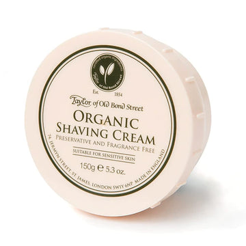 Taylor Of Old Bond Street Organic Shaving Cream W/Aloe & Jojobanew 5.3 Oz