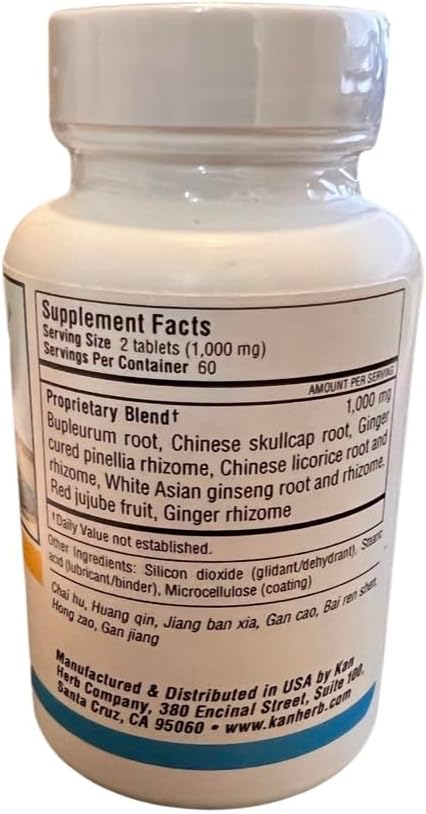 Minor Bupleurum 120 Tablets By Kan Herbs : Health & Household