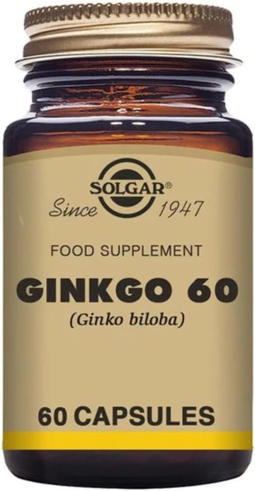 Solgar Super Ginkgo - Full Potency (60 Vegetarian Capsules)