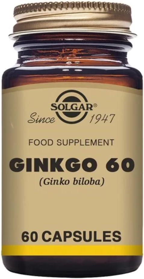 Solgar Super Ginkgo - Full Potency (60 Vegetarian Capsules)