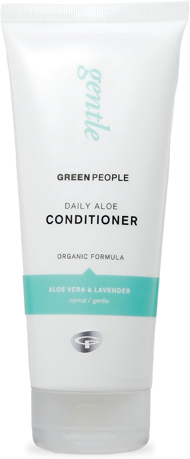 Green People Daily Aloe Conditioner - With Aloe Vera, Gentle For All Hair Types - Silicone & Sls Free - Organic, Cruelty Free & Vegan, 200Ml