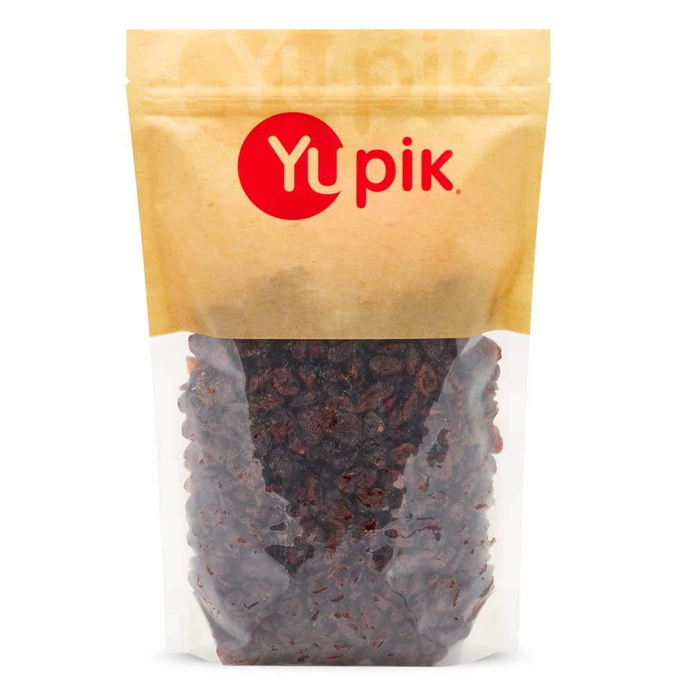 Yupik Cranberries Apple Juice Infused, 2.2 Lb, Gluten-Free, Kosher, Vegan, Dried Fruits, No Added Sugar, Plump & Chewy, Source Of Fiber, Healthy Snacks, Ideal For Baking & Topping