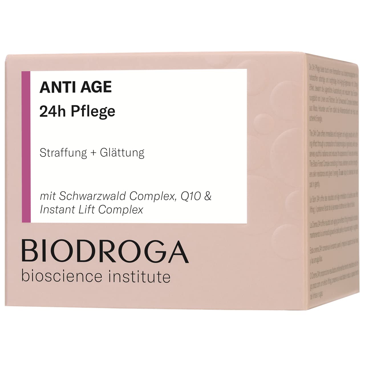 Biodroga Anti Aging 24H Face Cream 50Ml - Firming Anti Wrinkle Face Care Day Cream Night Cream Vegan Bioscience Institute