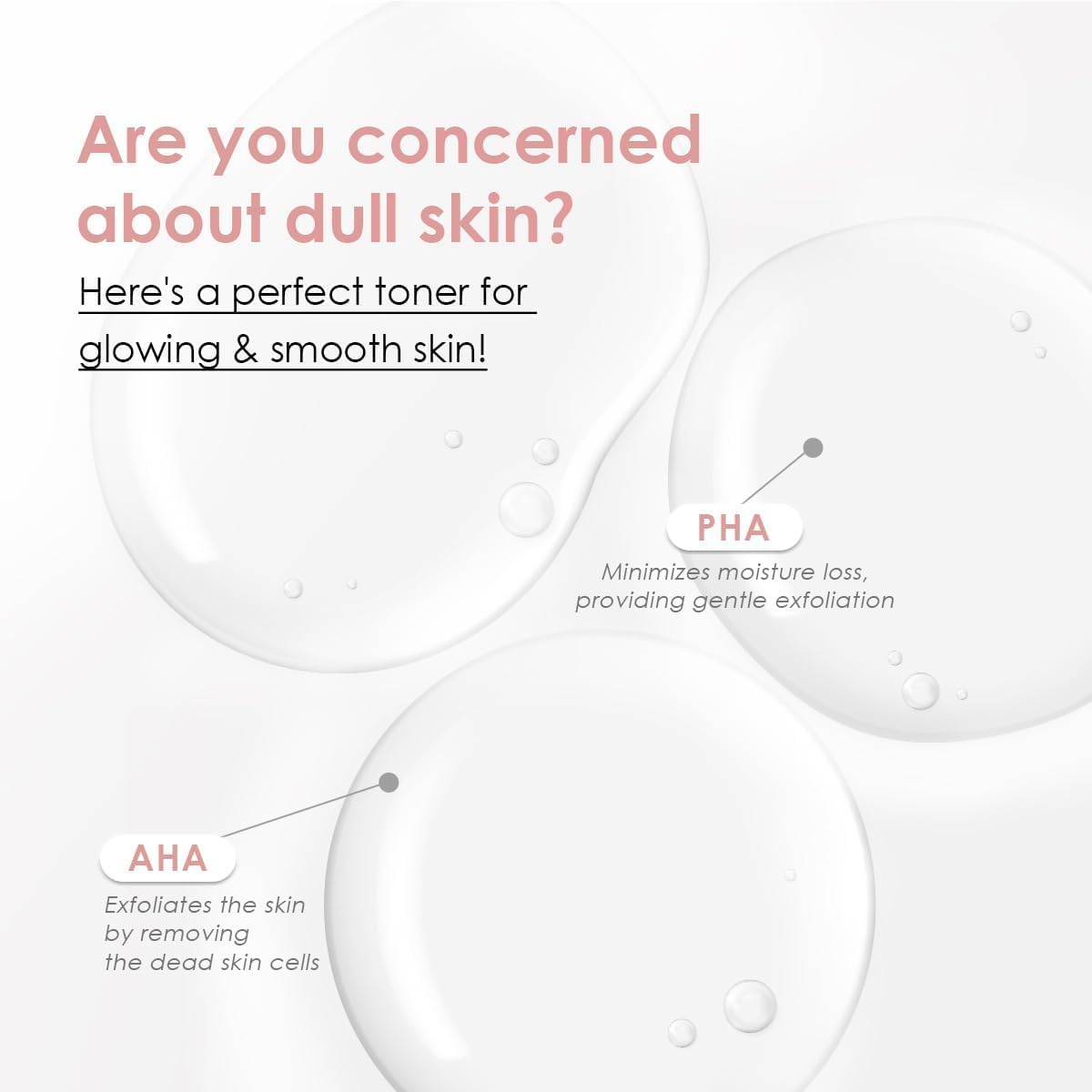 Glowiest Aha Pha Skin Perfecting Peekaboo Toner - K-Beauty Face Toner, Exfoliating Treatment, Blemishes, Niacinamide, Pore Refining, Hydrating L Witch Hazel (Small) : Beauty & Personal Care