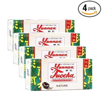 Yunnan Tuocha - Tea Bags Nature Flavor-30 Bags X 4 Boxes