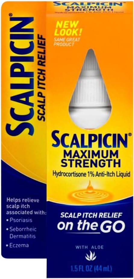 Scalpicin Scalp Itch Relief, 1.5 Fl Oz. Maximum Strength