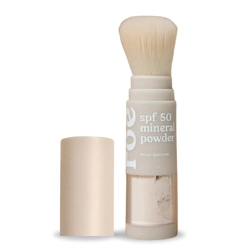 Roe Wellness- Kids Spf 50 Brush On Mineral Sunscreen Powder, Reef-Friendly, Easy To Apply For Kids, Babies & Parents