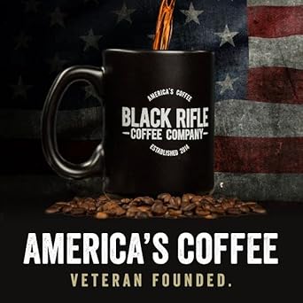 Black Rifle Coffee Company Caf, Medium Roast Coffee Pods With 2X The Caffeine, 32 Single Serve Coffee Pods