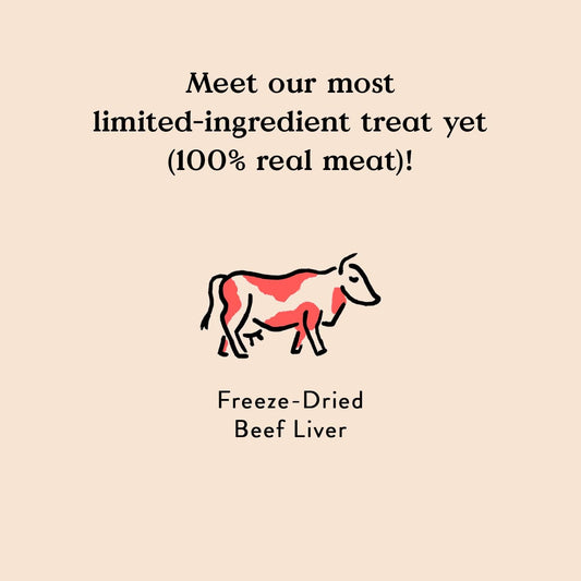 Bocce'S Bakery Beef Liver Freeze-Dried Treats, 3 Oz, All-Natural, Made In Usa, Dog Treats