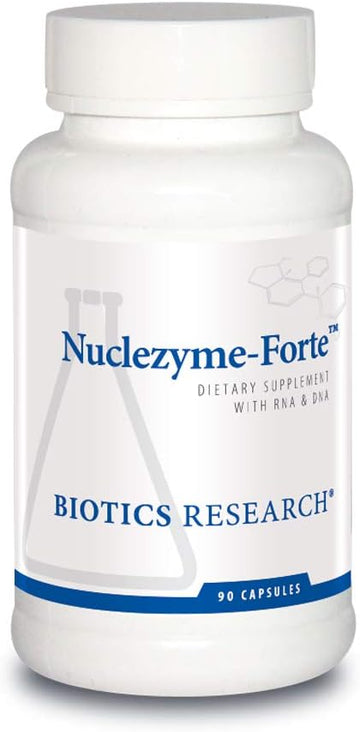 Biotics Research Nuclezyme-Forte – Rna/Dna B-Complex, Supplemental Source Of Rna And Dna, Fortified Multivitamin/Mineral Formula 90 Capsules