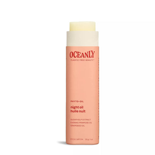 Attitude Oceanly Night Oil Stick, Ewg Verified, Plastic-Free, Plant And Mineral-Based Ingredients, Vegan And Cruelty-Free Beauty Products, Phyto Oil, Unscented, 1 Ounce