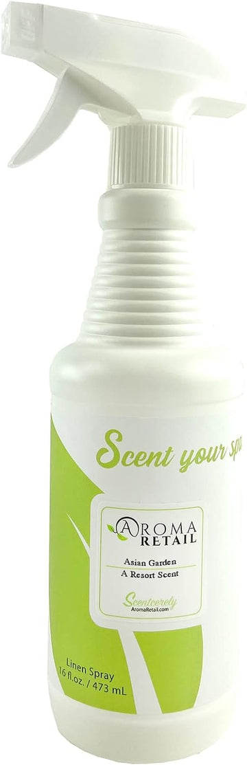 16oz Asian Garden linen spray air freshener for bedding pillows sheets room and car