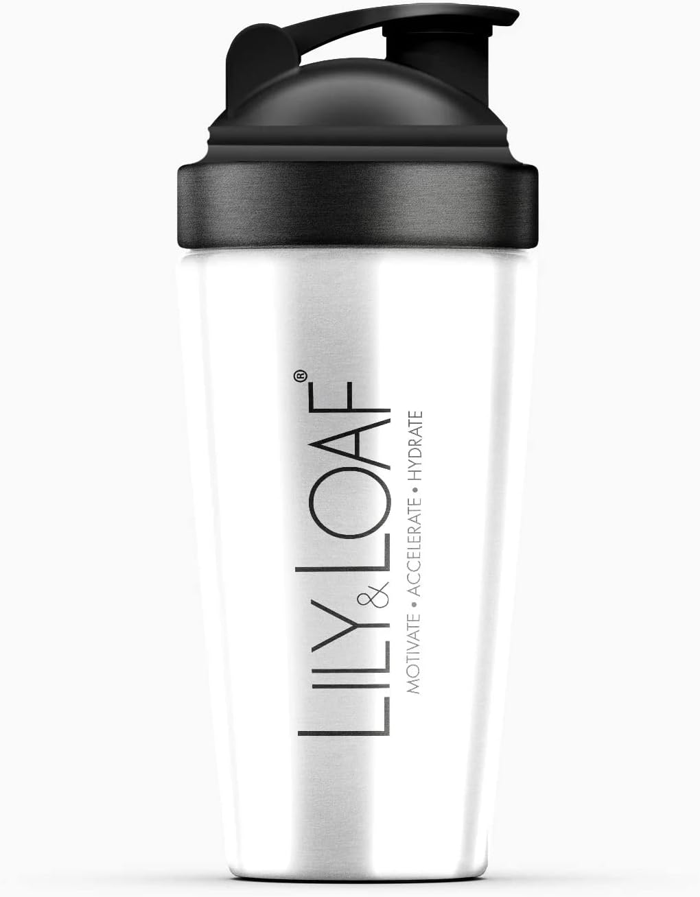 Lily & Loaf Protein Shaker Bottle – Bpa-Free With Mesh Mixing Insert – Leak-Proof Flip Lid & Measurement Scale – Smooth, Lump-Free Shakes For Protein, Fibre & Workout Drinks – 700Ml