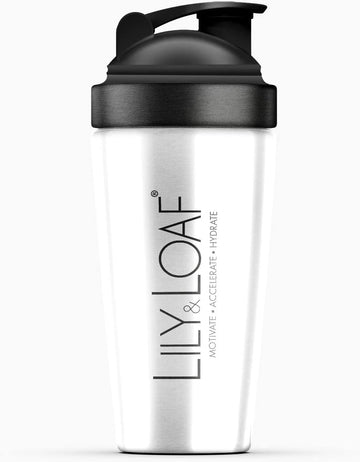 Lily & Loaf Protein Shaker Bottle – Bpa-Free With Mesh Mixing Insert – Leak-Proof Flip Lid & Measurement Scale – Smooth, Lump-Free Shakes For Protein, Fibre & Workout Drinks – 700Ml