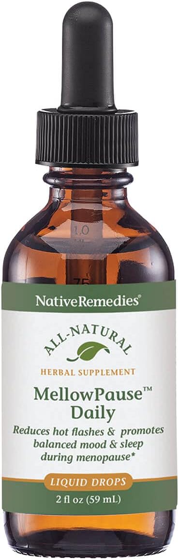 Native Remedies MellowPause - Natural Homeopathic Formula Helps Reduce Hot Flashes, Mood Swings, Sleeplessness and Night Sweats