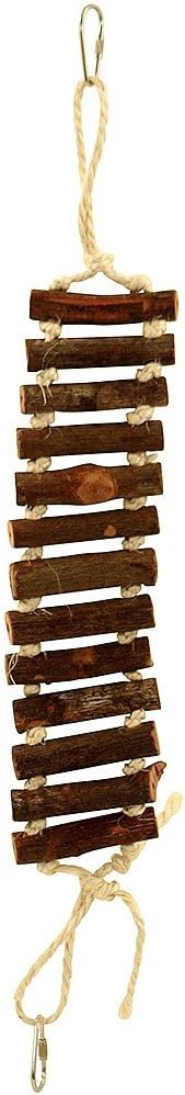 Northern Parrots Natural Sisal Rope and Log Bridge - Medium