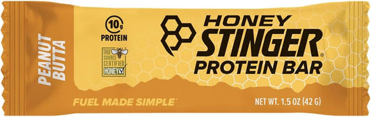 Honey Stinger Protein Bar | Peanut Butta | Protein Packed Food For Exercise, Endurance And Performance | Sports Nutrition Snack For Home & Gym, Post Workout | Box Of 15