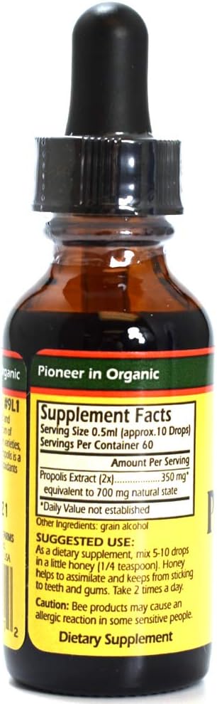 YS BEE FARMS Organic 70% Ultra Strength Propolis, 1 OZ