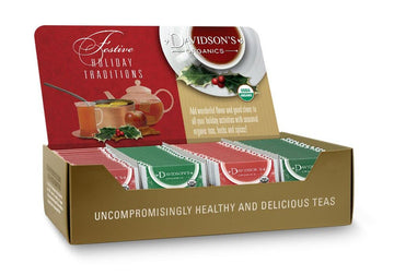 Davidson'S Organics, Assorted Holiday Teas, 100-Count Individually Wrapped Tea Bags