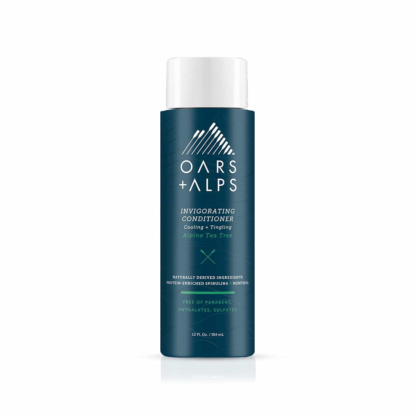 Oars + Alps Men's Sulfate Free Hair Conditioner, Infused with Witch Hazel and Tea Tree Oil, Alpine Tea Tree, 12 Fl Oz