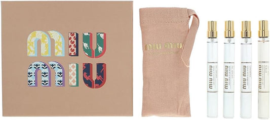 Miu Miu Les Eaux À La Mode 4 Piece Gift Set: Eau De Toilette 4 X 10Ml