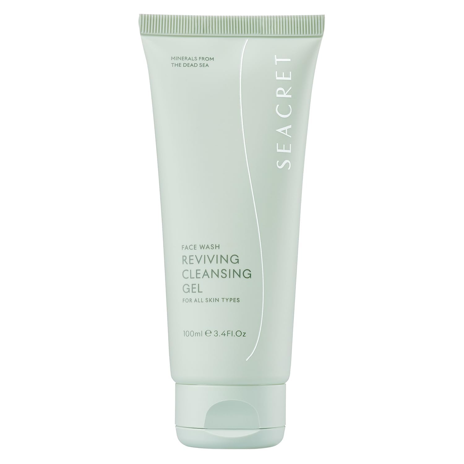 Seacret Reviving Cleansing Gel – Gentle Face Wash For Women | Facial Cleanser With Aha | Hydrating & Rejuvenating Skin Cleanser | Naturally Scented With Lavender, Rosemary & Sage Aroma | 4.2 Fl Oz