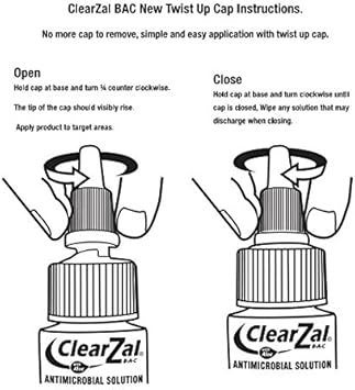 Clearzal Bac Antimicrobial Nail Solution 30Ml Kills Fungus, Bacteria & Viruses