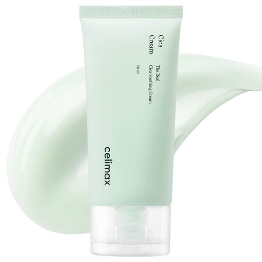 Celimax The Real Cica Soothing Cream 50Ml + The Real Cica Niacinamide Ac Calming Serum 40Ml Bundle