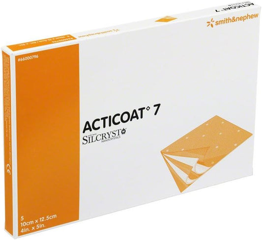 Acticoat* 7 Antimicrobial Barrier 5 Dressings (10Cmx12.5Cm)
