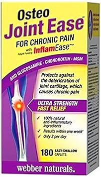 Webber Naturals Osteo Joint Ease with InamEase 180 Caplets