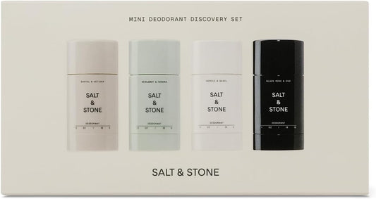 Salt & Stone Natural Deodorant - Bergamot & Hinoki | Extra Strength Natural Deodorant For Women & Men | Aluminum Free With Probiotics, Seaweed Extracts & Shea Butter (2.6 Oz)
