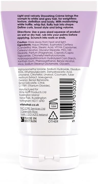 White Hot Shooshing Créme, light and moussy, define curls, boost style and raise the volume : Amazon.co.uk: Beauty
