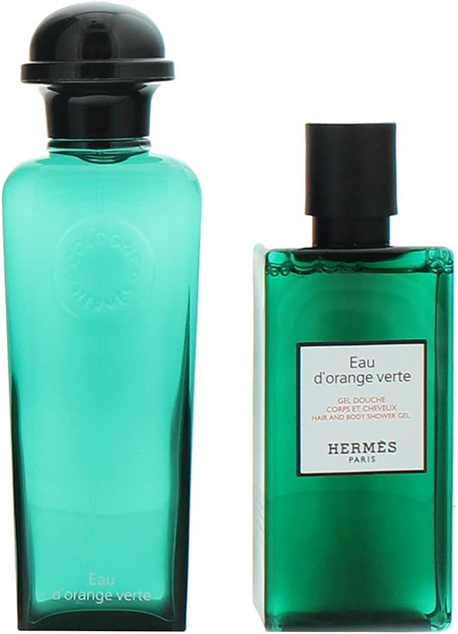 Hermès Eau D'Orange Verte 2 Piece Gift Set: Eau De Cologne 100Ml - Hair And Body Shower Gel 80Ml