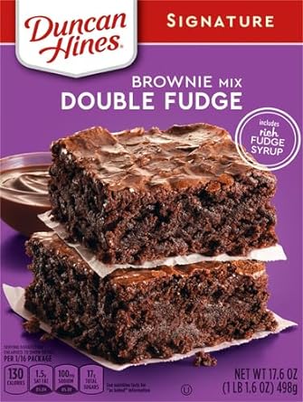 Duncan Hines Signature Double Fudge Brownie Mix, 17.6 oz