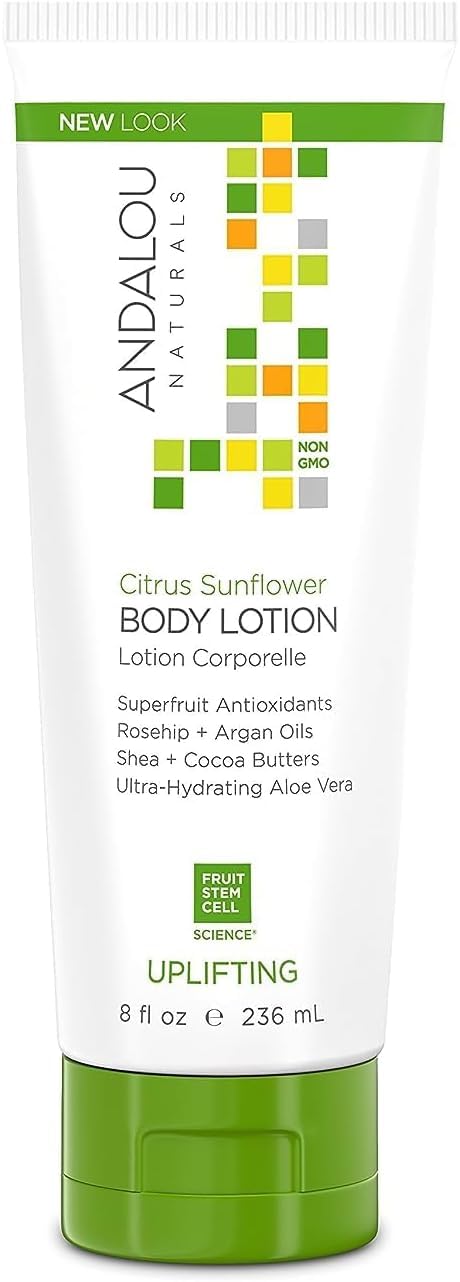 Andalou Naturals Citrus Sunflower Uplifting Body Lotion, 8 fl.oz (Packaging may vary)