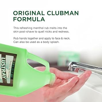 Clubman Lustray Bay Rum After Shave, 1 Gallon : Beauty & Personal Care