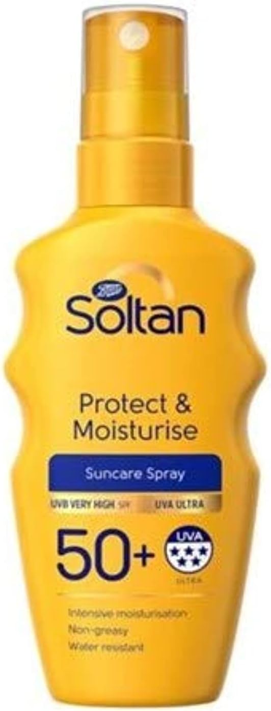 Soltan Protect & Moisturise Spray Spf50