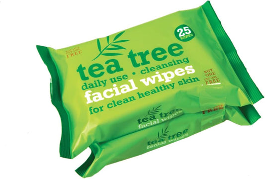25+25 Free!!!** Tea Tree Daily Cleansing Facial Wipes For Healthy Clean Skin