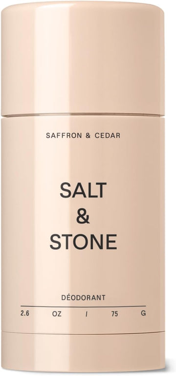 Salt & Stone Deodorant | Extra Strength Natural Deodorant For Women & Men | Aluminum Free With Seaweed Extracts, Shea Butter & Probiotics (Neroli & Basil)